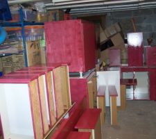 Premier couche de rouge