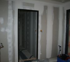 Entrée vers couloir bloc nuit......