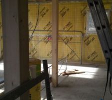 D&eacute;but de l'isolation int&eacute;rieure