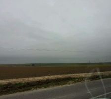 La vue de mon terrain