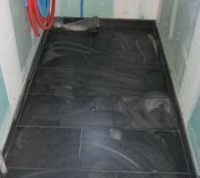 Carrelage des toilettes