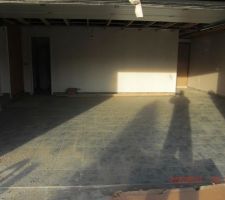 Le garage et son carrelage