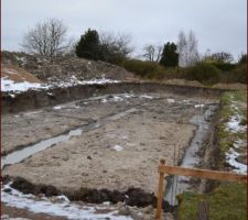 Une autre vue: en 1er plan : 2 chambres; tout au bout le garage ( enfin, le futur garage!!)