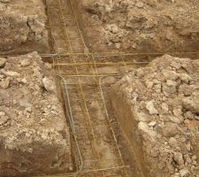 Gros plan sur le ferraillage