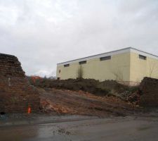 Début des travaux au niveau de la première entrée de la résidence située vers le centre ville de biache saint vaast.