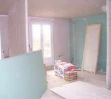 Voici notre futur salon.