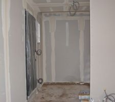 Cloison qui prend l'eau provenant du garage 
j'espere rien de grave