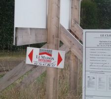 Surprise en allant voir le terrain ;)