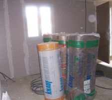 Notre chambre en cours de finition.