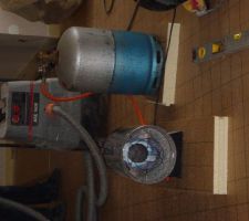 Pour chauffer la maison par ce froid 25kw le canon air chaud