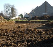 D&eacute;but du terrassement