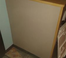 Finition bois des carreaux de platres