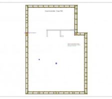 Plan d?exécution de la menuiserie de RDC