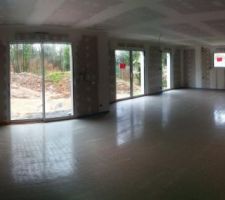 Chape liquide coulée