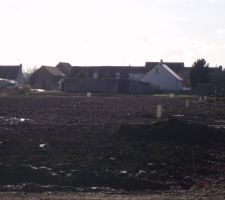 Viabilisation du lotissement en cours de finiton