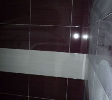 La faïence de notre salle de douche