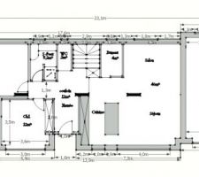 Plan du rez de chaussée