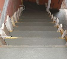 Escalier coffré