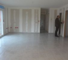 Carrelage s&eacute;jour, Wood gris 30x60 chez Castorama