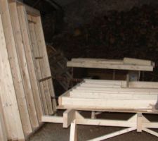 Fabrication des modules de l'ossature bois