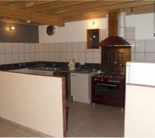 Cuisine ouverte sur séjour