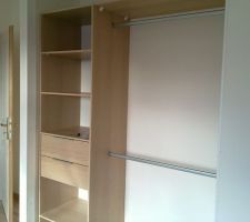 Aménagement placard chambre sud (étage)