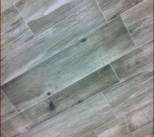 Carrelage de notre salle de bain