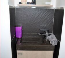 Lave main des wc du rez