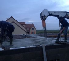 Coulage dalle &eacute;tage