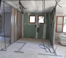 Cloisons de l'ensemble WC   SdB