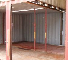 Assemblage des containers sur site