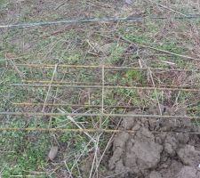 Je n'ai pas pu voir le feraillage des fondation (grrrr) ... juste un reste sur le cot&eacute;..