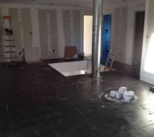 Carrelage &agrave; l'&eacute;tage