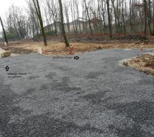 Voici une vue de la fa&ccedil;ade du terrain et de son acc&egrave;s.