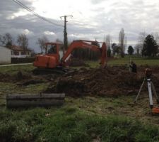 1er coup de pelle! C est partit!!