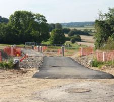 La route provisoire.