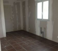 Carrelage de la cuisine