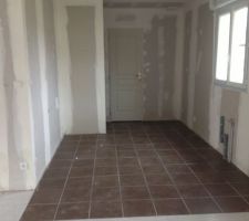 Carrelage de la cuisine