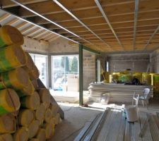 Chantier approvisionné