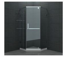 Paroi de douche hexagonale (90 x 90 cm)