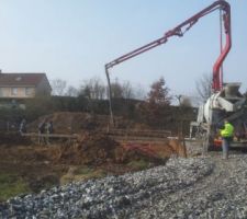 Coulage des fondations