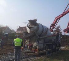 D&eacute;but du coulage