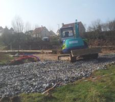 Percement des fondations 50 x 30