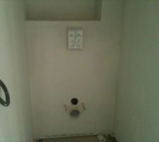 WC suspendu grohe du haut