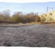 Vue du terrain au moment de l'appel d'offre