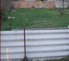 Marquage pour le trou de terrassement