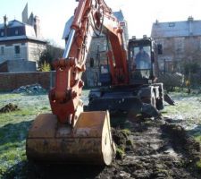 D&eacute;but des travaux!