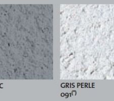 Voici les deux couleurs choisies pour la façade !