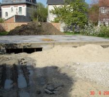 Sous-sol et dalle termin&eacute;s