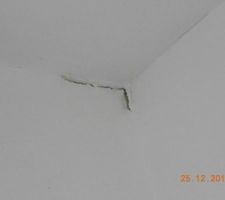 Angle au plafond de la cuisine